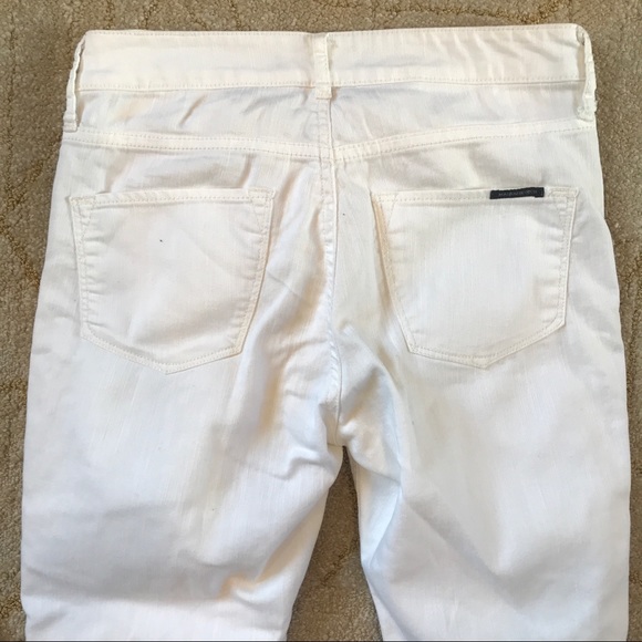 MAISON SCOTCH tuxedo stripe white skinny jeans Le Bon Vivants - Picture 6 of 10